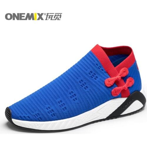 ONEMIX Sneakers For Women Light Cool Breathable Running Shoes Knitted Vamp Women Shoes Durable Rubber Outsole