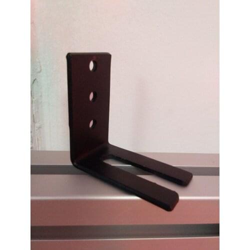 L style hanging mount for 3590 frame for led display aluminum profile frame accessories corner for led sign board