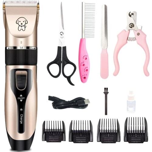 Pet Hair Clipper USB Rechargeable Dog Hair Trimmers Professional Grooming Comb Clippers For Cat Dogs Pets Hair Cut Machine