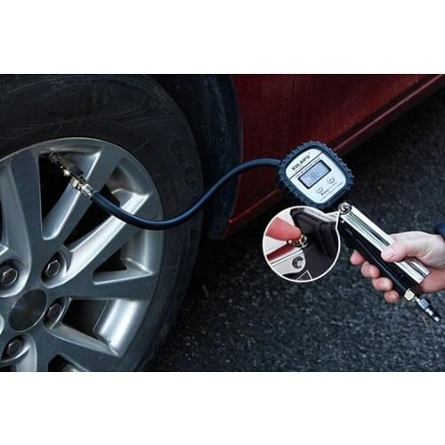 New Digital LCD Meter Vehicle Tyre Tester Deflation Inflation Gun Tools Car Truck Air Tire Pressure Inflator Gauge