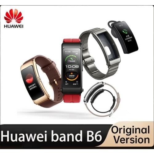 Original Huawei Talkband B6 Smart Wristband | Flexible Color Screen Health Bracelet Wrist Kirin A1 Bluetooth 5.2 Headset | Full