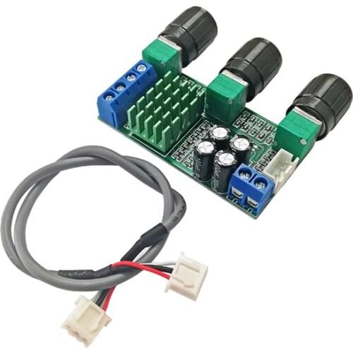 KYYSLB 2*80W DC12~24V TPA3116D2 Digital Amplifier Board 2.1 Audio High Power High and Low Bass Adjustment Amplifier Board