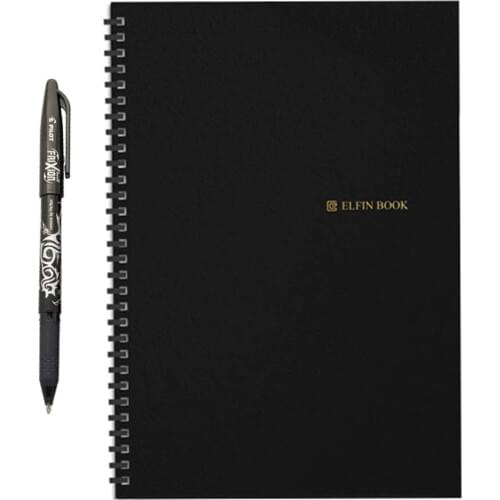 Dropshipping Elfinbook Erasable Notebook Paper Reusable Smart Wirebound Notebook Cloud Storage Flash Storage, App Connection