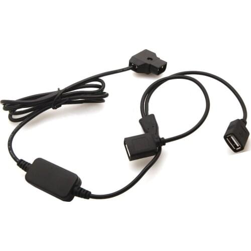 D-Tap Power Socket 14.8 V Battery Two-Female USB 5V 2A DC Power Adapter