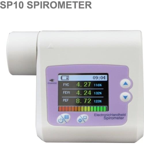 Handheld Digital Spirometer Lung Breathing Diagnostic USB Vitalograph Spirometry Micro Incentive SP10