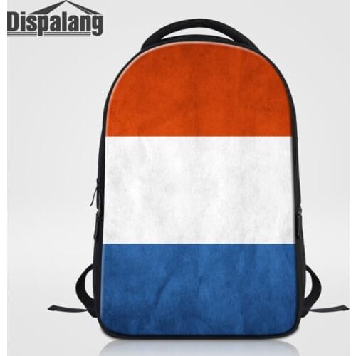 Dispalang Flag Print Mens Backpack Stripe Laptop Backpacks for Women School Bags Kids Rucksacks For Teenagers Notebook Bags