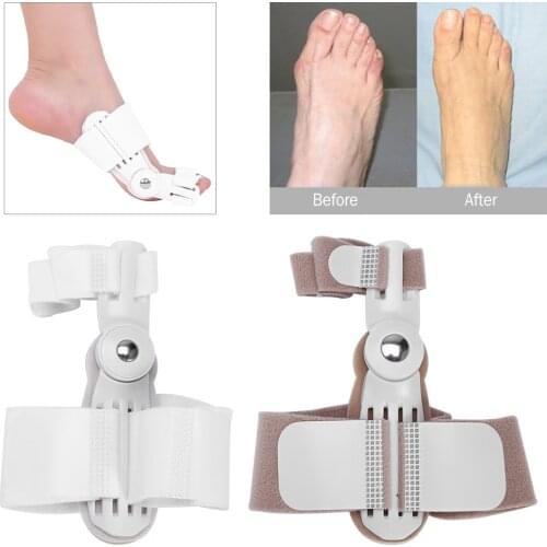 Day Night Pain Relief Bunion Splint Corrector Hallux Valgus Straightener Big Toe Separator Two-hole Type Thumb Valgus Orthosis