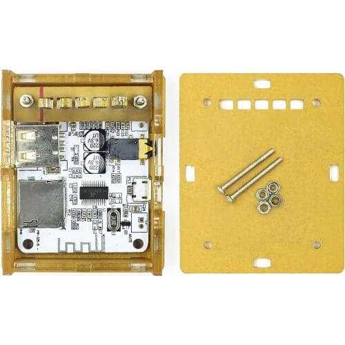 Amplifier bluetooth board audio with USB TF card audio decoding playback before the output electret microphone add box