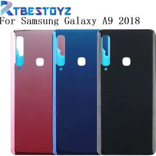 Back Battery Housing Cover With Adhesive For Samsung Galaxy A9 (2018) A920