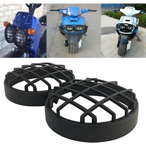 Motorcycle Headlight Grill Mesh Cover Protector Compatible for YAMAHA BWS100, Easy to Install