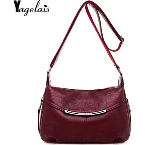 Women Shoulder Bag Vintage Design Crossbody Bag PU Handbag High Quality Bags For Women 2020 Ladies Crossbody Purse