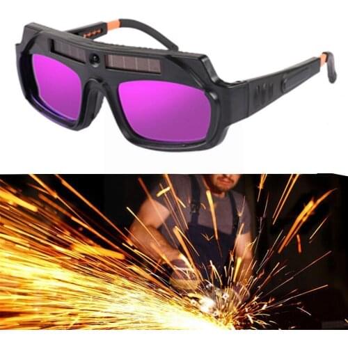 1pc Automatic Dimming Glasses Anti-Glare Goggles Argon Rays Light Ultraviolet Welding Protect Strong Glasses Arc Glasses Pr F7F4