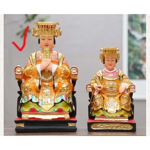 39cm large Southeast Asia HOME Shrine efficacious protection Gold plating Sea god goddess Matsu MAZU buddha FENG SHUI statue
