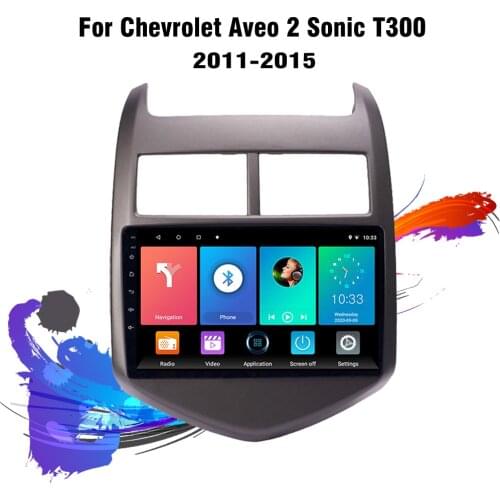 Eastereggs 2 Din Car Radio Android 8.1 9 inch Touch screen GPS Navigation Multimedia Player for Chevrolet Aveo 2011 2012 2013