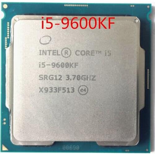 Intel Core i5 9600KF 3.7G CPU i5-9600KF socket LGA1151 14nm six-core CPU free shipping