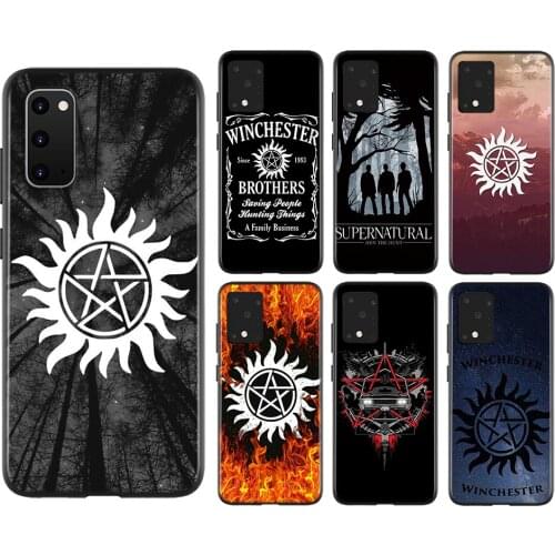 TV Supernatural Logo For Samsung Galaxy A01 A11 A12 A21 A21S A31 A41 A42 A51 A71 A32 A52 A72 A02S UW Phone Case