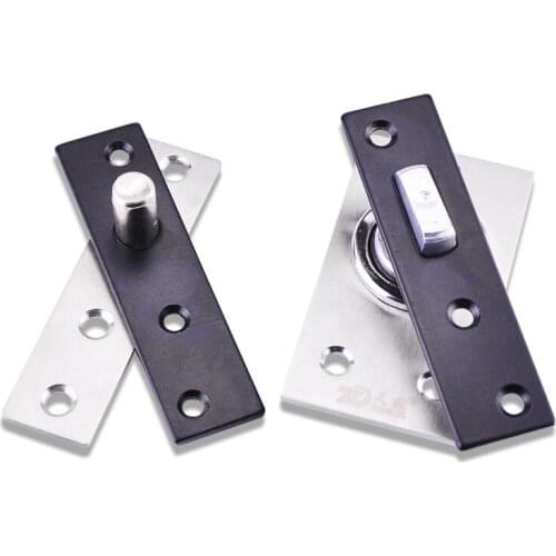 Wood Door Shaft Hinge Invisible Hinges Rotate 360-degree Rotating Shaft Wooden Door Upper and Lower Hinge