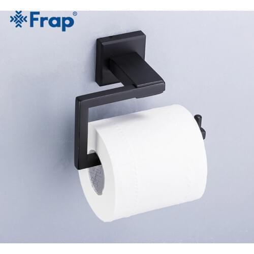Frap 304 Stainless Steel Kitchen Bathroom Towel Dispenser 3M Stick Suction Cup Toilet Paper Holder Bathroom Accessories Y14011
