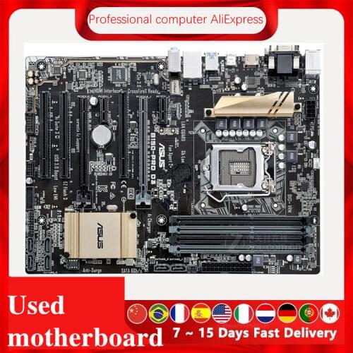 For Asus B150-PRO D3 Desktop Motherboard Socket LGA 1151 DDR3 B150 SATA3 USB3.0 Motherboard