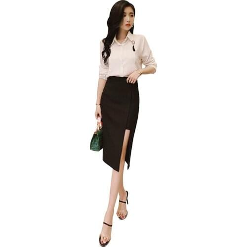F895 2019 new autumn winter women fashion casual sexy Skirt long skirts for women