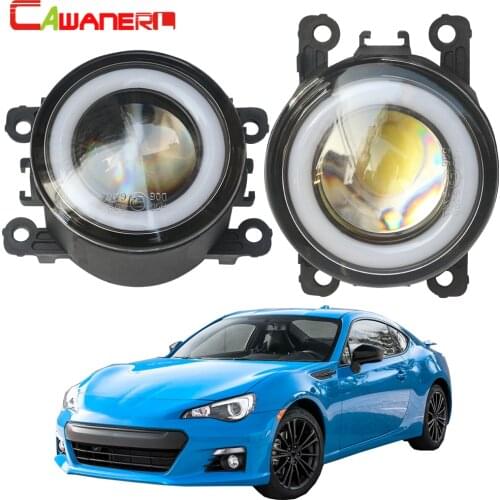 Cawanerl For Subaru BRZ 2013-2018 Car Styling LED Fog Light Angel Eye Daytime Running Lamp DRL 30W 3000LM H11 12V 2 Pieces