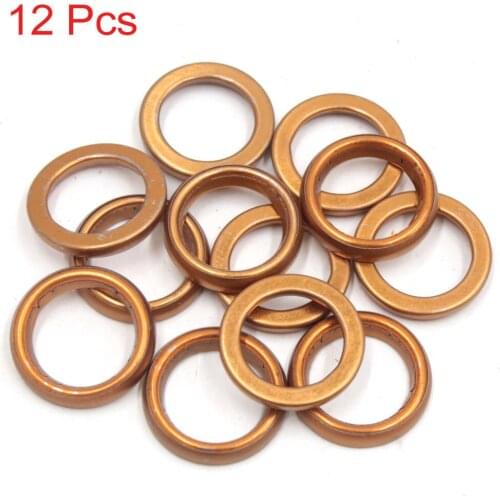 6Pcs 12pcs 30mm OD Metal Motorcycle Exhaust Pipe Muffler Flange Gasket for GY6 125cc