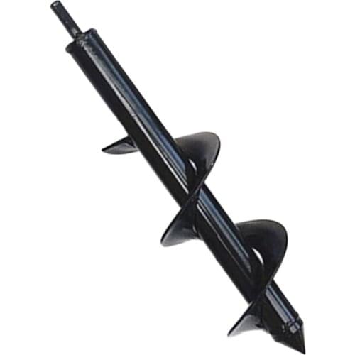 Dirt Hole Drill Auger Head Spiral Hole Drill Bit Garden Yard Earth Planter Digger for Earth Burrowing Drilling Hole Digging