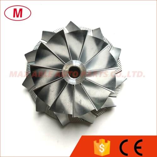 GT28 55812/3712-0001 47.10/63.40mm 11+0 blades Turbo Billet compressor wheel/Aluminum/Milling wheel for 816365-0001/446179-0093