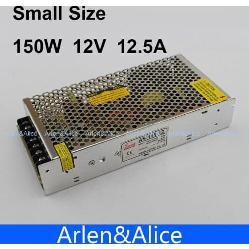 150W 12V 12.5A Small Volume Single Output Switching power supply for LED Strip light AC to DC
