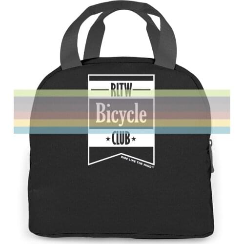 Bicycle Club Pocket Cyclist Biker Jersey Cyclinger Birthday women men Portable insulated lunch bag adult