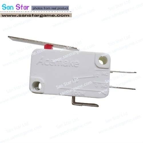 10 pcs of Good quality Acemake Microswitch for Joystick 3 terminal for Arcade game machine-Arcade game machine accessory/parts