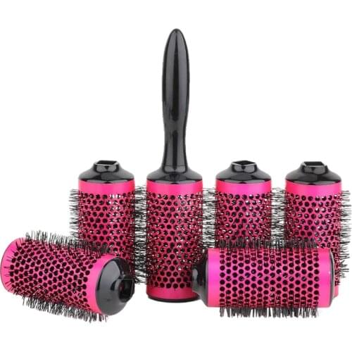 MultiBrush Detachable Thermal Styling Hair Brush Styling Curling Comb