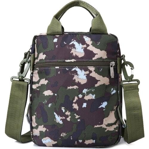 Fashion Mens Hand Shoulder Bag Casual Shoulder Bag Outdoor Waterproof Cloth Bag Sports Travel Bag