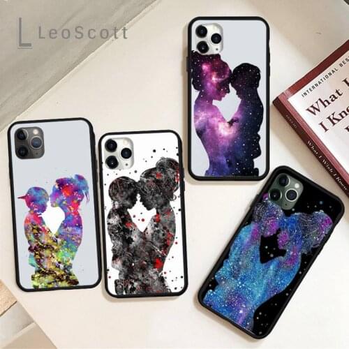 Fashion mama girl boy mom baby phone case for iPhone 11 12 pro XS MAX 8 7 6 6S Plus X 5S SE 2020 XR Soft silicone Shell Cover