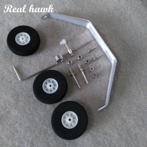 Aluminum Main Landing Gear Wheel Kit RC Airplane Cessna 182 (1200mm) Parts Replacement 40 Size ARF PNP free shipping