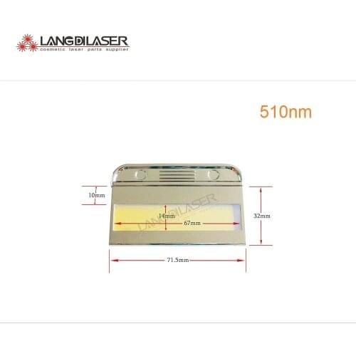 510nm~1200nm IPL optical filter , IPL laser optic filter for skin rejuvenation , speed hair removal filter