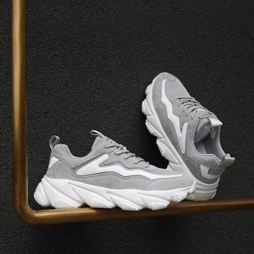 2019new spring men shoes casual sneakers fashion trend net surface shoes male comfortable Thick bottom teen runing shoes
