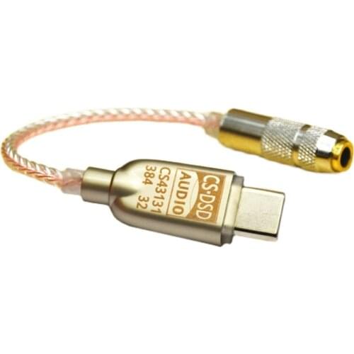 New typec adapter dac mobile phone tpc Meizu decoder cable hifi amp audio usb headset cs43131 vs Ibasso fiio shanling UA1 UA2