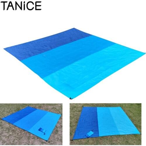 TANiCE Extra Large Waterproof Picnic Blanket Travel Outdoor Beach Soft Mat Multifunctional Beach Blanket For Camping/Family Trip