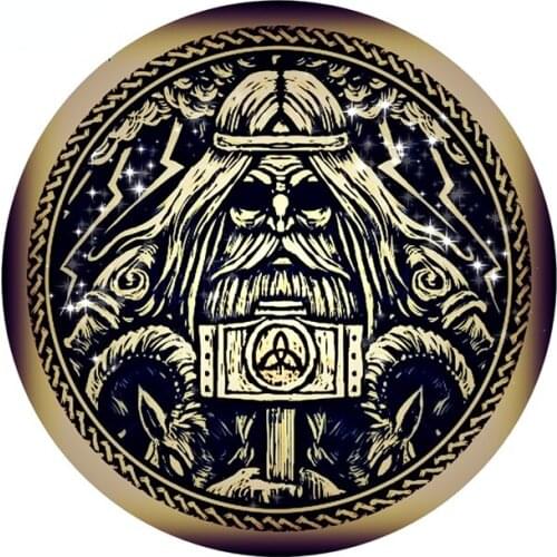 Viking Odin Vinyl Car Stickers Suitcase Creative Decal Graphics Scratch-proof Cover Scratches Anti-UV Waterproof Decoration