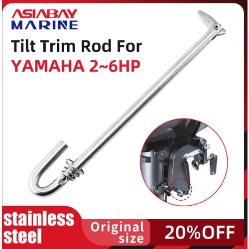 Tilt Trim Rod For Yamaha Outboard 2hp 4hp 5hp 6hp Motor Swivel Bracket Stainless Steel Shaft Fit Parsun Hidea Marine Engine