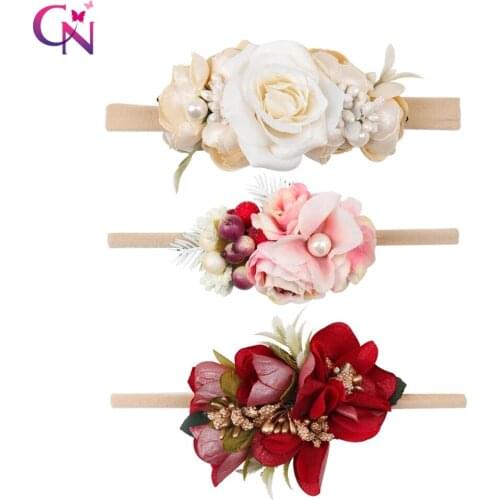 CN Baby Headbands Newborn hair Bows Kids Toddler Headband Elastic Hair Band Headwear Children Girl Hair Accessories