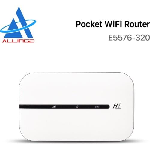 ALLINGE Unlocked Wireless Router E5576 E5576Cs-320 4G3G LTE Mini Sharing WiFi Modem Pocket Mifi Support HI LINK Outdoor Hotspot