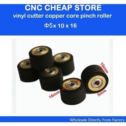 3pcs Ioline Cutting plotter Roland Graphtec Vinyl Cutter Pinch Roller Wheel 5X10X16mm