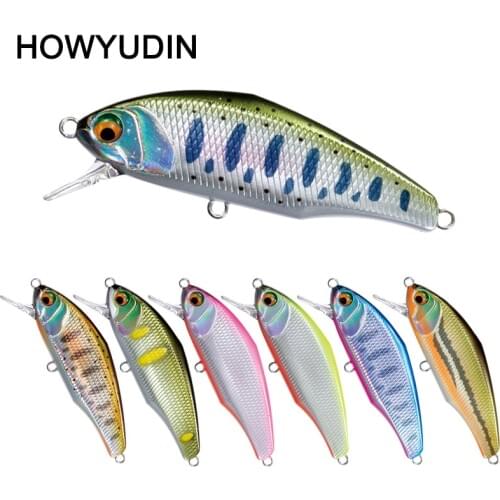 1Pcs Minnow Fishing Lure Small Isca Artificial 3D Eyes Wobbler Leurre Peche Trout Fishing Lures Quality Hard Lure 4.4cm 3g