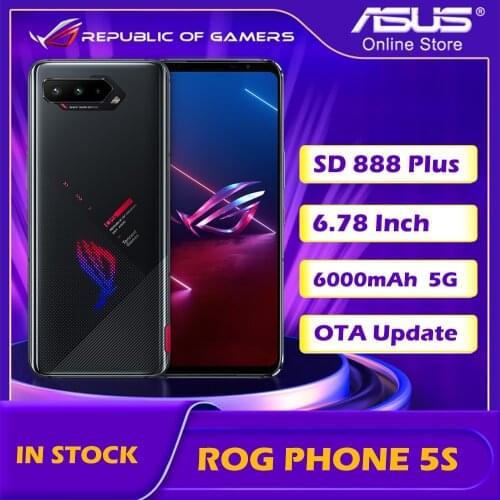 Global ROM Asus ROG Phone 3 5G Smartphone Snapdragon 865 Plus 12G 256G Game Phone OTA Update Dual SIM 6.59 Inch