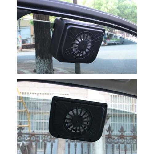 Solar Sun Power Car Window Air Vent Cool Fan Ventilation System Radiator