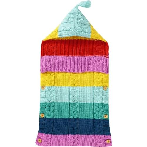 Baby Sleeping Bags Newborn Envelope Soft Infant Stroller Erap Blanket Towel Baby Hooded Outdoor Sleepsack Winter Spring Autumn