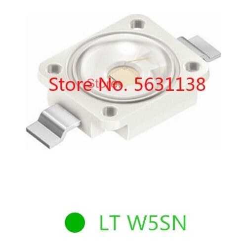 10PCS LT W5SN 6070 True green SMD LED 700mA 3.5V 2-3W Emitting Diode LT W5SN-JYLY-26 PLCC-2 525NM 7.0*6.0mm chip leds power