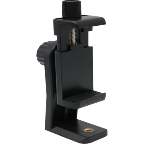 Universal Phone Tripod Mount Adapter Cellphone Clipper Stand Vertical 360 Degree Adjustable Holder